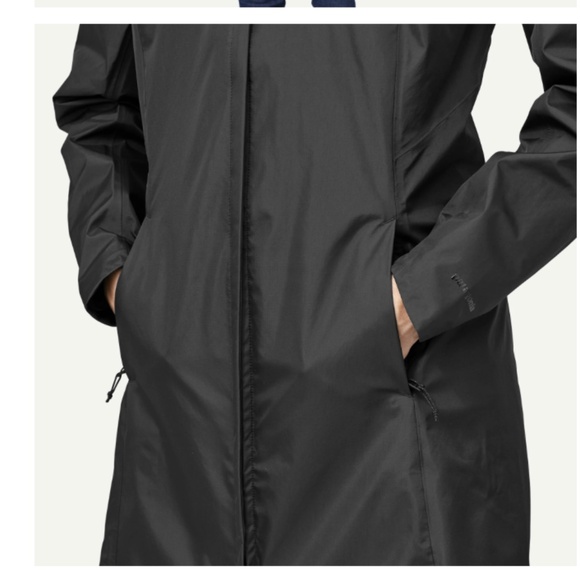 Like-New- Patagonia Torrentshell Black 3L Rain Parka Jacket Coat (3) - Picture 8 of 16